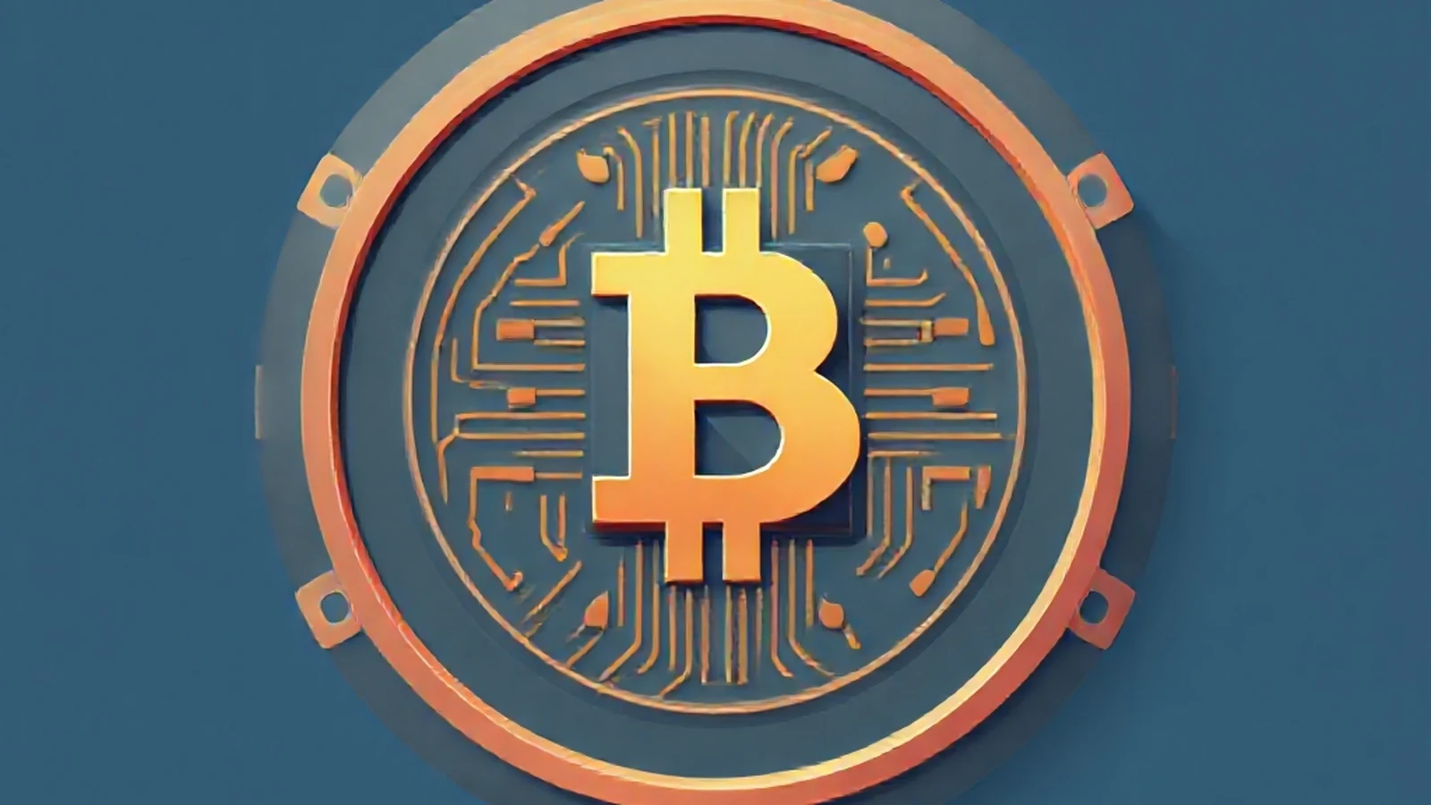 Editorial illustration of a hardware wallet device with its internal secure chip highlighted, representing offline key protection